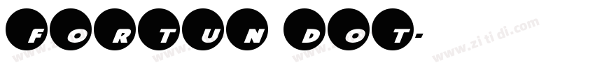 FORTUN DOT字体转换